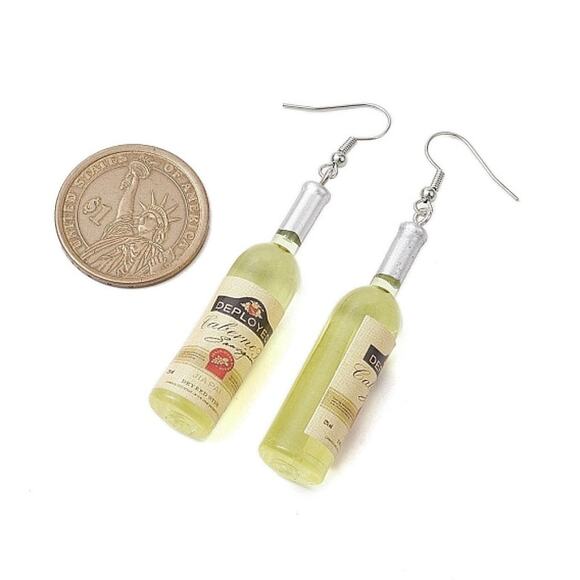 Wine Drinkers Earring Pendant Craft Kit Party Favor Shower Vegas Wedding Cruise - Picture 6 of 8